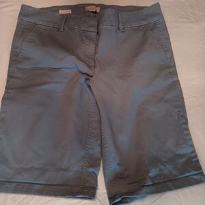 LOFT outlet Bermuda Roll Shorts 14 Blue